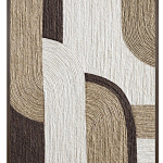 Панно из шнура геометрическая абстракция wall panel line II варинант исполнения - 1 | Loft Concept в Омске