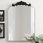 Зеркало с изысканной короной и безрамным полотном Crowned Mirror варинант исполнения - 1 | Loft Concept в Омске