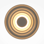 Бра круглое Soft Halo бежевый варинант исполнения - 2 | Loft Concept в Омске