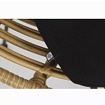 Стул круглый с ротанговым плетением Round Wicker Stool варинант исполнения - 6 | Loft Concept в Омске