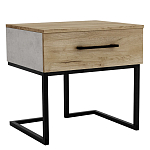 Тумба прикроватная с ящиком в стиле лофт Urban Style Space 2 варинант исполнения - 1 | Loft Concept в Омске