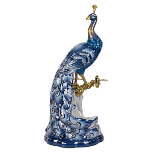 Статуэтка фарфоровая Павлин Peacock