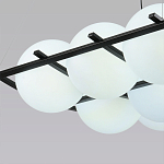 Люстра подвесная с 9-ю плафонами в форме шара Yarvi варинант исполнения - 3 | Loft Concept в Омске