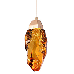 Подвесной светильник Soar Hanging Lamp Brass Amber Янтарный варинант исполнения - 1 | Loft Concept в Омске