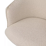 Кресло офисное полукруглое с буклированной обивкой Adjustable Chair варинант исполнения - 3 | Loft Concept в Омске