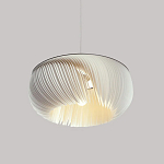 Подвесной светильник с белыми изящными декоративными лепестками Volumetric Petal Lamp варинант исполнения - 2 | Loft Concept в Омске