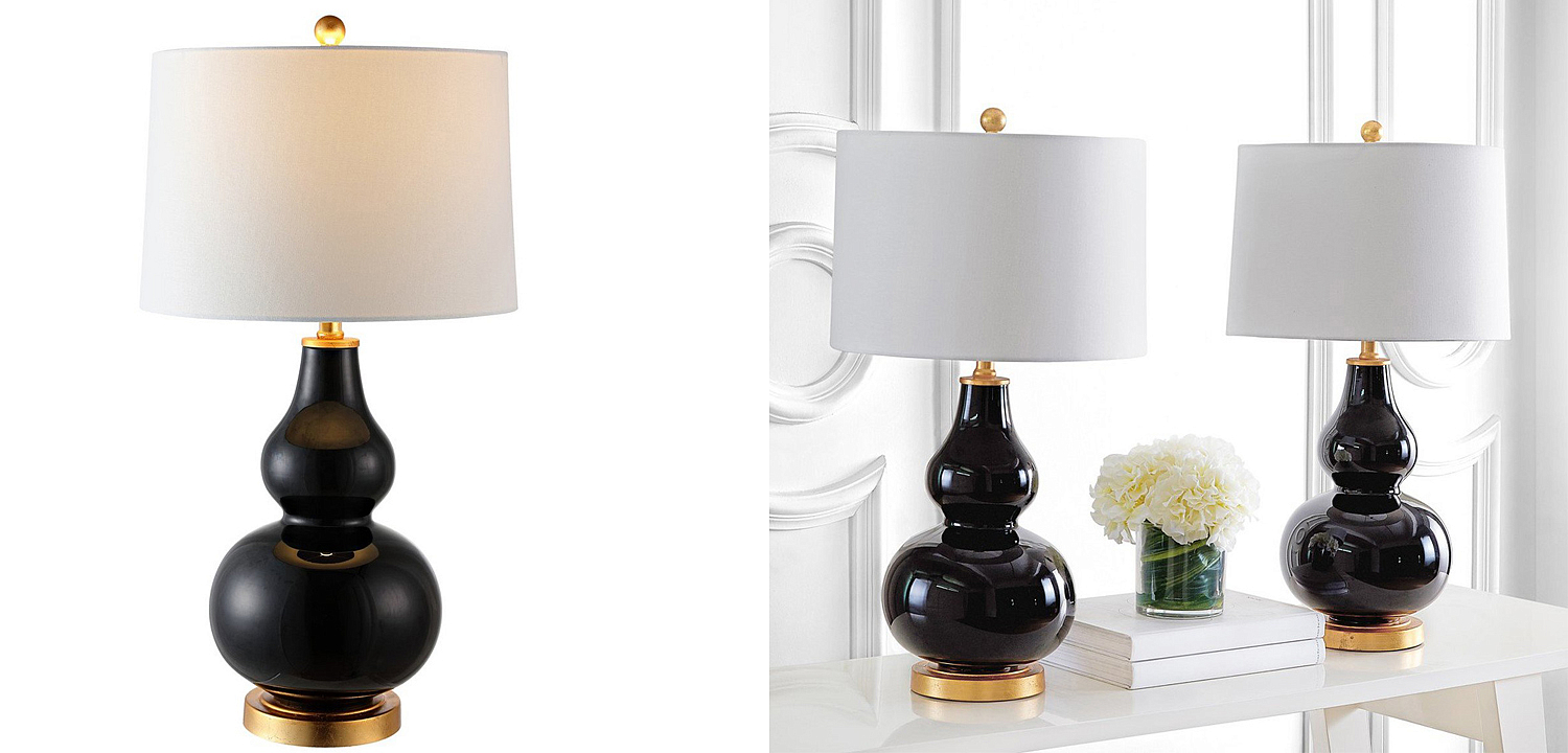 Настольная лампа Loraine Black Table lamp Настольная лампа Loraine Black Table lamp - Loft-Concept в Омске
