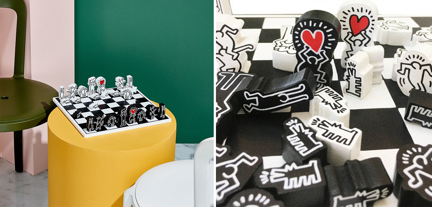 Деревянный шахматный набор Keith Haring Chess Set Деревянный шахматный набор Keith Haring Chess Set - Loft-Concept в Омске