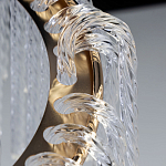 Люстра с подвесными рифлеными стеклянными трубками Nembus варинант исполнения - 20 | Loft Concept в Омске