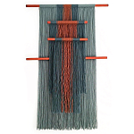 Декор на стену Макраме из нитей Japan Wall Panel Orange варинант исполнения - 2 | Loft Concept в Омске