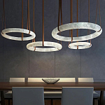 Люстра в форме обруча из натурального камня Minerals of Light варинант исполнения - 7 | Loft Concept в Омске