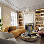 Бра с хрустальными подвесками Quasar варинант исполнения - 7 | Loft Concept в Омске