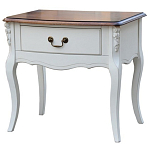 Прикроватная тумба в стиле прованс с ящиком Borde Montmartre Provence Bedside Table варинант исполнения - 1 | Loft Concept в Омске