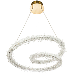 Фигурная люстра украшенная кристаллами из хрусталя Gilbertine Crystals Spiral Chandelier варинант исполнения - 2 | Loft Concept в Омске