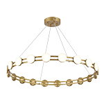 Люстра кольцевая с круглыми светодиодными источниками света Maxine Light варинант исполнения - 9 | Loft Concept в Омске