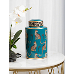 Ваза фарфоровая с крышкой Leopard Ccollection варинант исполнения - 3 | Loft Concept в Омске