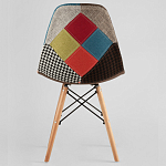 Стул с обивкой в технике пэчворк DSW варинант исполнения - 4 | Loft Concept в Омске