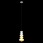 Подвесной светильник светодиодный из стеклянных сфер в пастельных тонах Pastel Lunaria Bliss варинант исполнения - 1 | Loft Concept в Омске