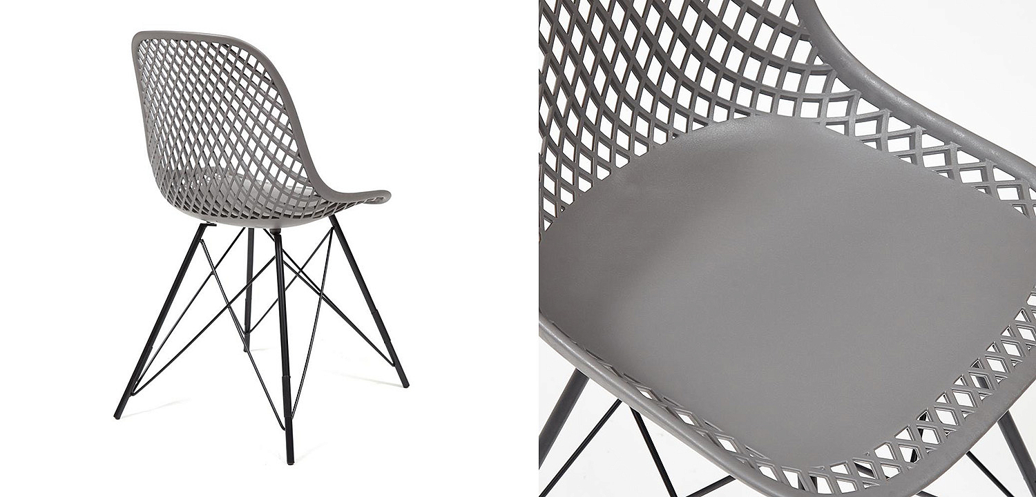 Стул DSR mesh gray Стул DSR mesh gray - Loft-Concept в Омске