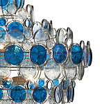 Люстра с каскадом из круглых декоративных элементов Harmony of Light варинант исполнения - 1 | Loft Concept в Омске