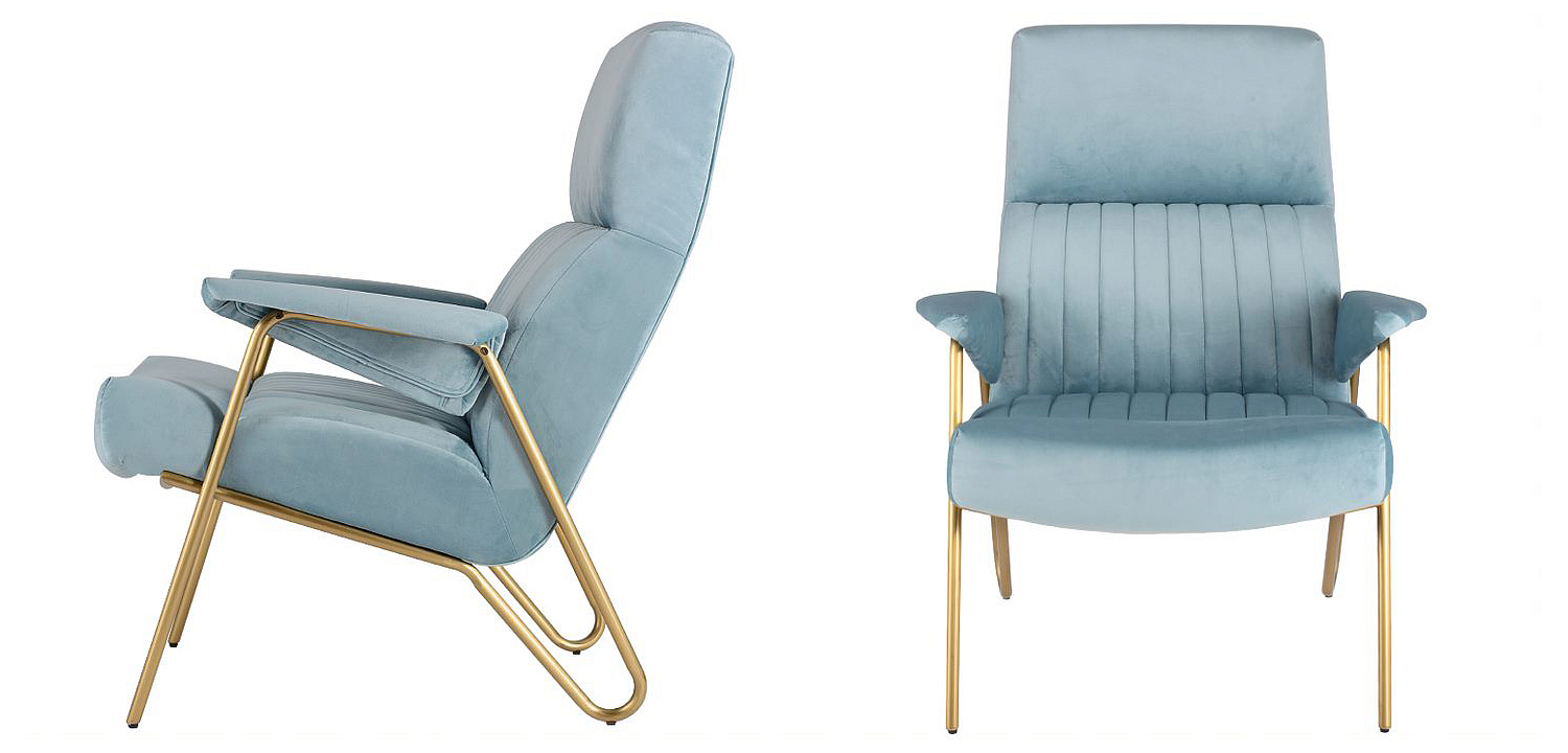Кресло Solonar light blue Кресло Solonar light blue - Loft-Concept в Омске