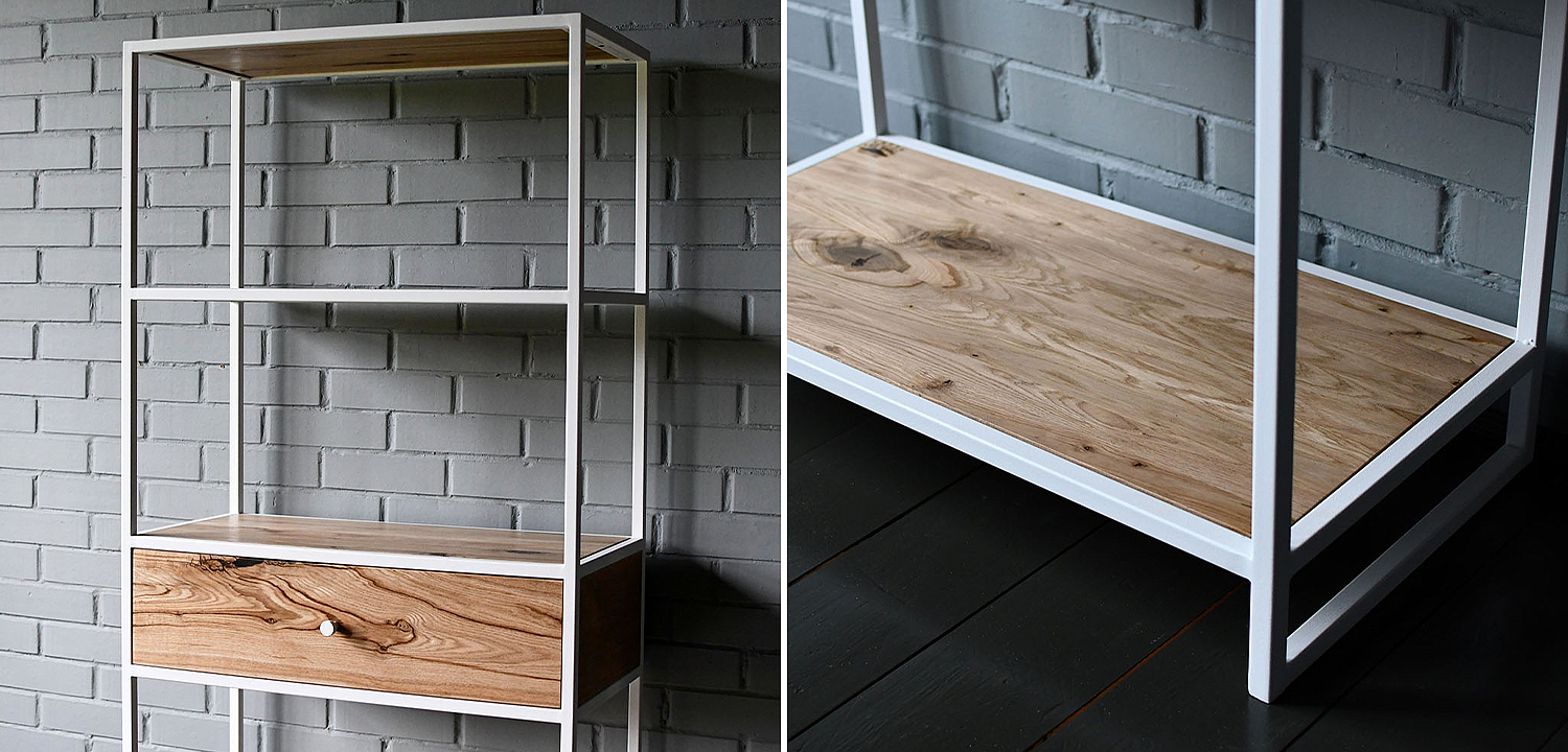 Стеллаж Reeve Industrial Metal Rust Rack Стеллаж Reeve Industrial Metal Rust Rack - Loft-Concept в Омске