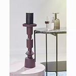 Подсвечник фигурный сливовый Bright Accent 35 см варинант исполнения - 4 | Loft Concept в Омске