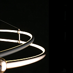 Люстра подвесная светодиодная Dаiana круглая варинант исполнения - 4 | Loft Concept в Омске