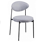 Стул металлический с мягкой спинкой и сиденьем Alfie Chair варинант исполнения - 3 | Loft Concept в Омске