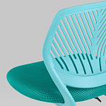 Яркий компьютерный стул Tropica Turquoise варинант исполнения - 6 | Loft Concept в Омске