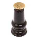 Подсвечник из натурального камня змеевик чёрного цвета Stone Candlestick варинант исполнения - 3 | Loft Concept в Омске