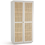 Шкаф с двумя дверцами из плетеного ротанга Tomio Wicker Furniture варинант исполнения - 2 | Loft Concept в Омске