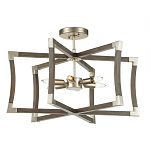 Подвесной светильник в форме фонаря серый Gray Eco Lantern варинант исполнения - 2 | Loft Concept в Омске