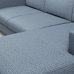 Мебельная ткань Шенилл голубой цвет 142 см T4-49 варинант исполнения - 8 | Loft Concept в Омске