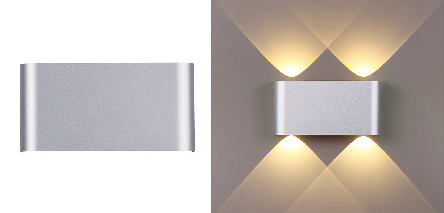 Бра Obverse Silver Rectangle A Wall lamp Бра Obverse Silver Rectangle A Wall lamp - Loft-Concept в Омске