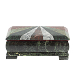 Шкатулка для денег с мозаикой из натуральных камней Stone Casket варинант исполнения - 2 | Loft Concept в Омске