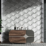 Гипсовая 3D Панель Aura варинант исполнения - 2 | Loft Concept в Омске