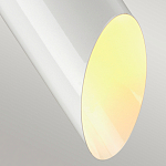 Подвесной светильник белого цвета с вытянутым цилиндрическим плафоном с косым срезом Elstead Lighting варинант исполнения - 5 | Loft Concept в Омске