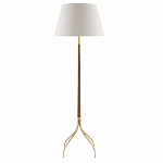 Торшер на изогнутых ножках с конусовидным тканевым абажуром Rotation варинант исполнения - 2 | Loft Concept в Омске