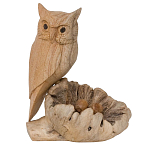 Статуэтка из дерева сова Animals of the World варинант исполнения - 4 | Loft Concept в Омске