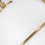 Потолочный светильник с плафоном в форме белого матового шара Hinkley варинант исполнения - 18 | Loft Concept в Омске