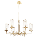 Люстра с 6-ю цилиндрическими стеклянными плафонами Jeanette варинант исполнения - 4 | Loft Concept в Омске