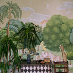 Обои ручная роспись Dandaka Glades Original colourway on painted Xuan paper варинант исполнения - 3 | Loft Concept в Омске