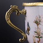 Фарфоровая чаша с бронзовыми элементами Eden Garden варинант исполнения - 5 | Loft Concept в Омске