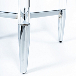 Приставной столик со стеклянной столешницей Deimos варинант исполнения - 5 | Loft Concept в Омске