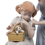 Статуэтка фарфоровая Девочки с собачками Charming Statuette варинант исполнения - 1 | Loft Concept в Омске