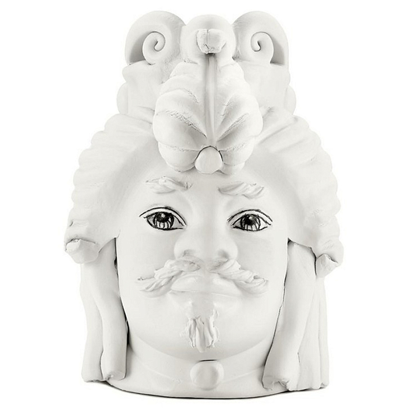 Ваза Vase Moro Man Small White Matt Белый Ваза Vase Moro Man Small White Matt Белый в Омске | Loft Concept