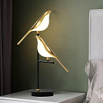 Настольная лампа с 2-мя плафонами в виде птичек Flight of Light варинант исполнения - 1 | Loft Concept в Омске