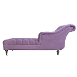 Кушетка фиолетовая с мягкой обивкой из велюра Michael Couch варинант исполнения - 2 | Loft Concept в Омске