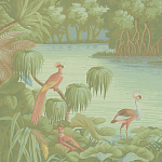 Обои ручная роспись Le Brésil Pastel варинант исполнения - 3 | Loft Concept в Омске